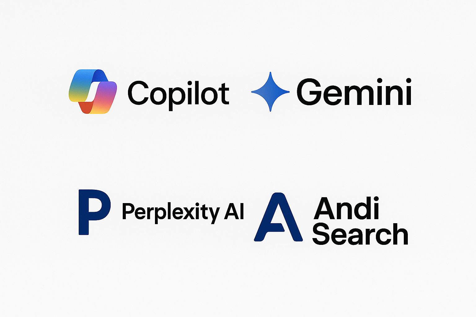 AI Search Engines Logos